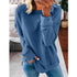 Spring and Autumn Women's Top Turtleneck Solid Color Long Sleeve T-shirt